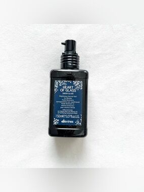 Davines Heart of Glass Sheer Glaze - Black Bottle with Blue Label